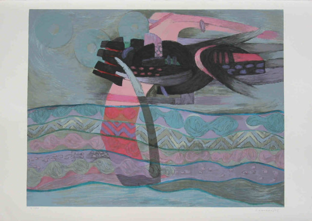 Fernando De Szyszlo, Lila, Silkscreen