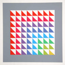 Herbert Bayer, Serigraph Abstract Austrian