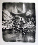 Lee Bontecou, Signed Abstract Lithograph