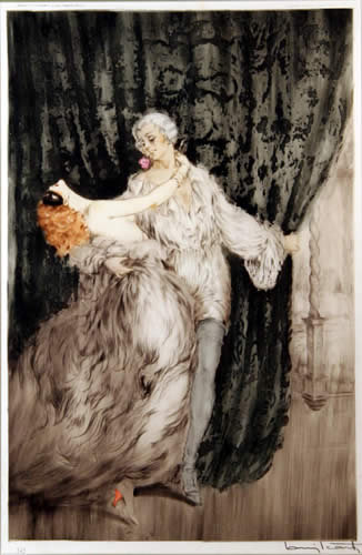 Louis Icart, Casanova, Color Etching