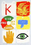 Joe Tilson, Fire Air Water Earth, Silkcreen