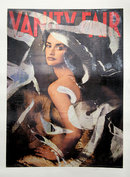 Mimmo Rotella, Penelope Cruz, Serigraph/Collage