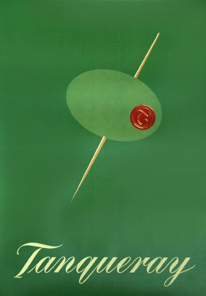 Tom Gianfagna, Tanqueray, Signed Lithograph