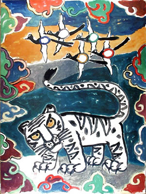 Kim Ki Chang, Signed Korean Lithograph