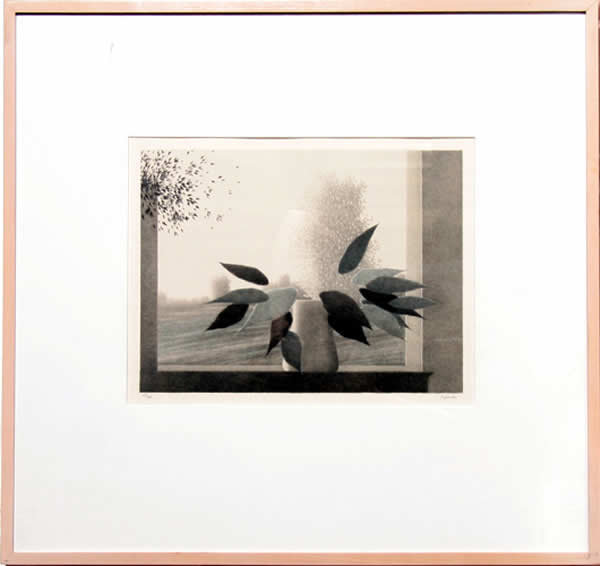 Robert Kipniss, Signed Framed Lithograph