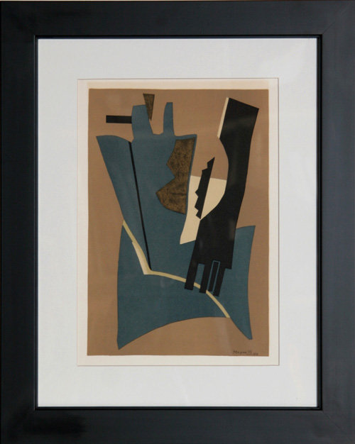 Alberto Magnelli, Framed Lithograph