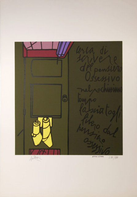 Valerio Adami, Oltiero Oltieri, Serigraph