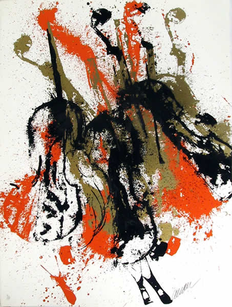 Arman, Homage to Vivaldi, Serigraph