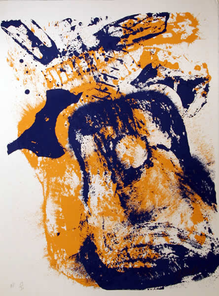 Arman, Blowing Guitar, Serigraph