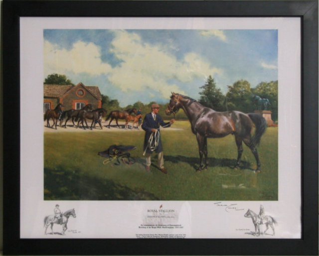 Cuneo, Royal Stallion, Horse Print Signed
