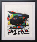 Joan Miro, Walker Art, Framed Lithograph