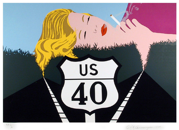 Allan D'arcangelo, Signed Serigraph