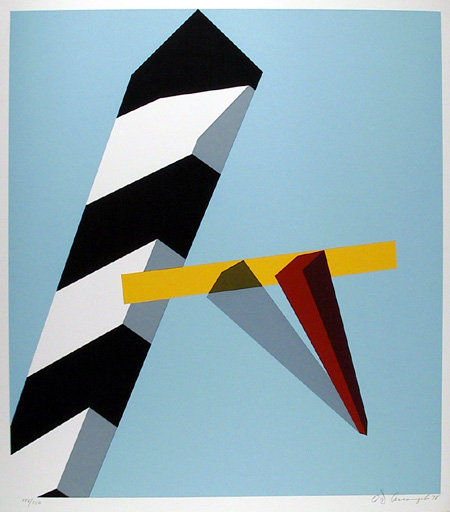 Allan D'arcangelo Proposition, Signed Serigraph