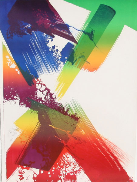 Paul Jenkins, Signed Abstract Lithograph