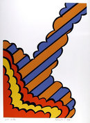 Nicholas Krushenick, Signed Abstract Lithograph