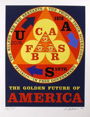 Robert Indiana, Golden Future of America, Silks