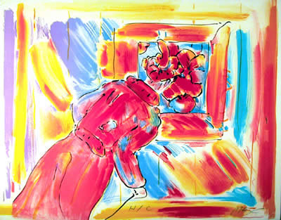 Peter Max, At the Picture, Lithograph