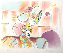Peter Max, Lady of Fashion, Lithograph