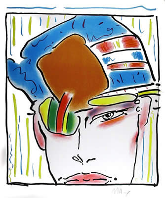 Peter Max, Zero's Friend, Lithograph