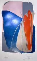 Larry Zox, Signed Abstract Silkscreen