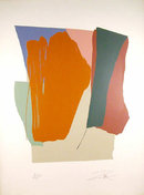 Larry Zox, Signed Abstract Silkscreen