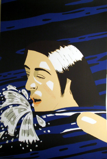 Alex Katz, Swimmer, Serigraph
