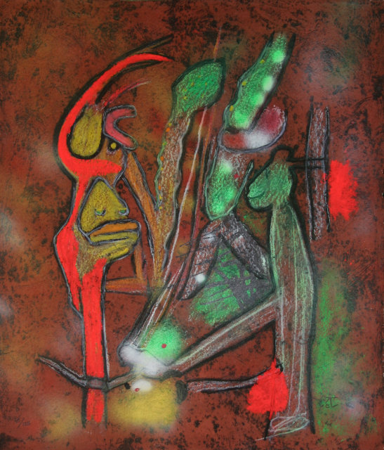 Roberto Matta, Il Albero Giovanne, Carborundum Etching