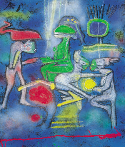 Roberto Matta, La Source du Calme, Carborundum Etching