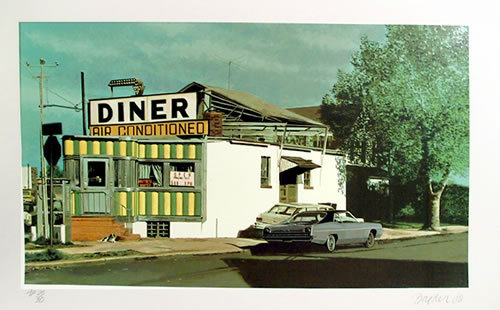 John Baeder, Royal Diner, Serigraph