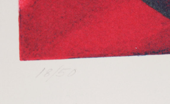 Jeanette Pasin Sloan, Red Shift, Lithograph
