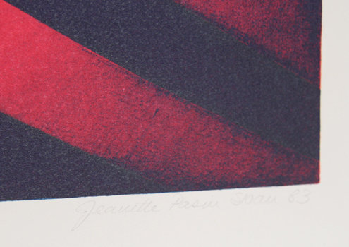 Jeanette Pasin Sloan, Red Shift, Lithograph