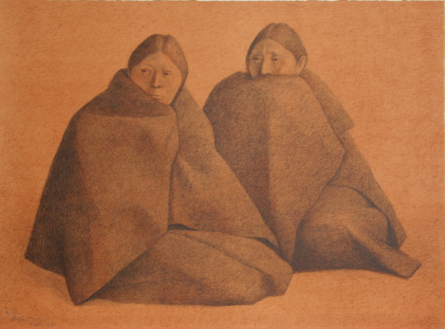 Francisco Zuniga, Chamulas Rojo, Lithograph