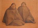 Francisco Zuniga, Chamulas Rojo, Lithograph