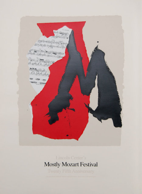 Robert Motherwell, Mostly Mozart, Lithograph