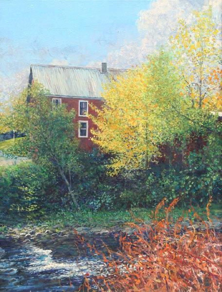 Wally Ames, Vermont Farmhouse, Painting