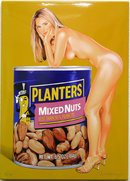 Mel Ramos, Mixed Nuts, Enamel Print