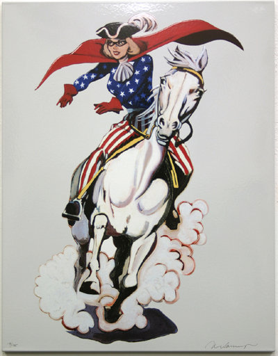 Mel Ramos, Miss America, Enamel Print