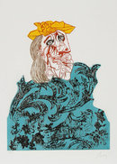Enrico Baj, Chez Picasso 1, Aquatint Etching