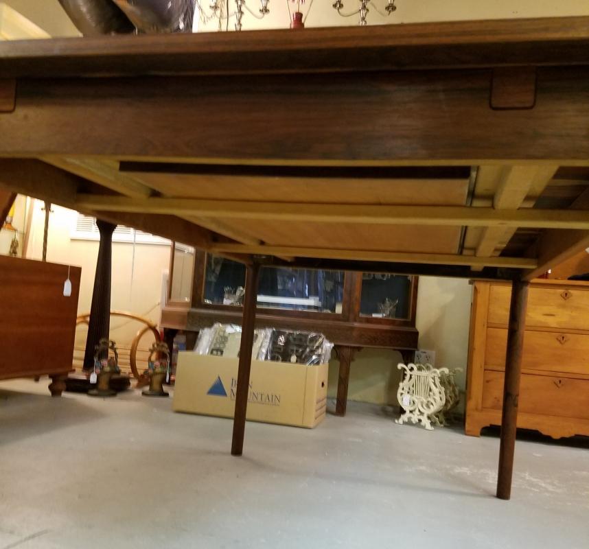 Mid Century Modern by Designer Torbjorn Afdal Solid Rosewood Dining Table and 6 Chairs