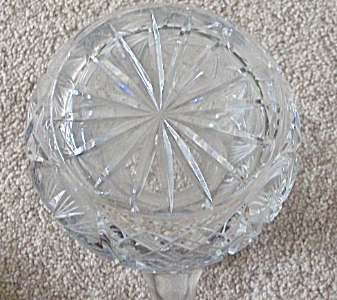 Vintage Cut Glass Water Pitcher