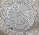 Vintage Cut Glass Water Pitcher