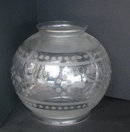 DIETZ SIGNED ELECTRIFIED SOLAR - ASTRAL LAMP