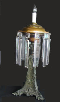 DIETZ SIGNED ELECTRIFIED SOLAR - ASTRAL LAMP