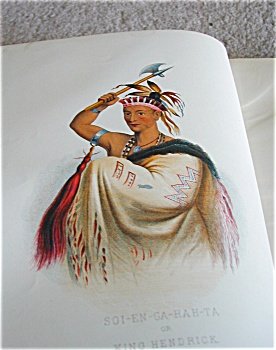 INDIAN TRIBES - 1st edition LEATHER FOLIO by FRANCIS DRAKE circa 1884