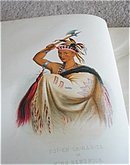 INDIAN TRIBES - 1st edition LEATHER FOLIO by FRANCIS DRAKE circa 1884