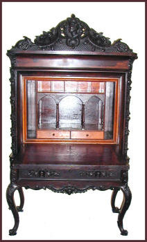 American Victorian Rosewood Fall Front Desk