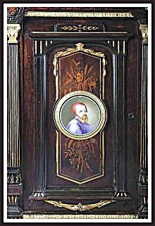 American Renaissance Inlaid & Ebonized Rosewood