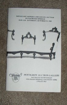 October 21, 1989 - Pettigrew Auction Catalog,