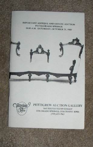 October 21, 1989 - Pettigrew Auction Catalog,