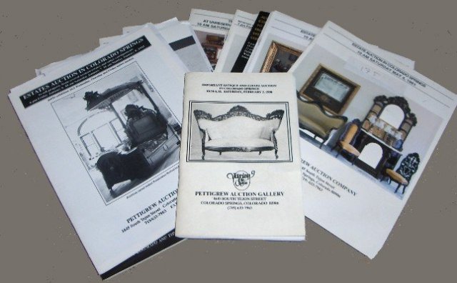 PETTIGREW AUCTION CATALOGS Great Victorian Ref